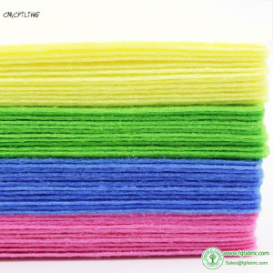 Hard Felt Fabric For DIY Handwork Crafts Dolls  Polyester Non-woven Cloth  1 mm Thick  20 Pcs/Lot  20*30cm