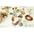 Mix 36 Colors Merino Wool Fibre Roving For Needle Felting Hand Spinning DIY Fun Doll Needlework wool,roving 5g /Bag 66s