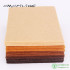 CMCYILING Brown Felt 1 MM Thickness Polyester Cloth For DIY Sewing Crafts Scrapbook ,Nonwoven Sheets 40 Pcs/Lot 10CMX15CM
