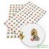 50*145cm 100% Pure Cotton Ghost Skeleton Polyester Cotton Material Patchwork Sewing Quilting Fabrics Quilt Needlework DIY Cloth