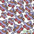 Happy Halloween Patchwork Printed Cartoon Cotton Fabric For Tissue Sewing Quilting Fabrics Needlework Material DIY Handmade