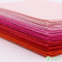 28 Pieces/Lot Red Series Patchwork Felt Fabric For Sewing Felts Craft Dolls Polyester Cloth  Nonwoven Felt Sheet 20*30CM