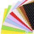 Patchwork Printed Felt Fabric For Scrapbooking Sewing Dolls Craft Dot Pattern 1mm Thick Polyester Cloth Felts Sheet 10 Pcs/lot