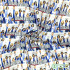 Nurses Doctor Cartoon Movie Polyester Canvas Pure Cotton/4 ways stretch Knit Material Fabrics DIY Tissue Sewing Quilting Cloth