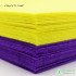 20 Pcs/Lot 20cmx30cm Yellow Purple Hard Felt Set 1 MM Thickness Polyester Cloth For DIY Crafts Scrapbook,Non-Woven Fabric