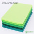 CMCYILING Green Felt Sheets 1 MM Thicknes, Non-Woven Fabric, Polyester Cloth For DIY Sewing Crafts Scrapbook 40 Pcs/Lot 10*15cm