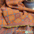 Jacquard Yarn-dyed Fabric Retro Pure Cotton Material Pajamas Bed Sheets Quilt Covers Cloth Per Meter Apparel Sewing Diy
