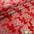 Brocade fabrics flower pattern cloth satin material DIY bag decorative