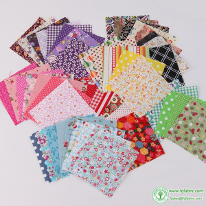 50 Pcs/30pcs//lot 10*10cm Cotton Fabric Quilting Sewing Material DIY Patchwork Handmade Charm Pack Patchwork Textile Fabrics