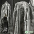 Ink Bean Color Tie-Dyed Shimmer Satin Ink Satin Cloth Soft Smooth Anti-Wrinkle Shirt Dress Clothing Designer Fabric