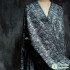 Jacquard Fabric Black Random Thread Summer Casual Pants Clothing Designer Wholesale Cloth Apparel Sewing Diy Polyester Material