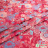 100*75cm Satin Sewing Dress Fabric Per Meter DIY Handwork Needlework Material Flower Pattern