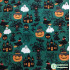 6PC Halloween Theme Printed Patchwork Polyester Cotton Fabric for Tissue Sewing Quilting Fabrics Needlework Material DIY Handmad
