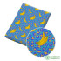 Leopard Print Banana Fruit Pattern Twill Fabric for Patchwork Quilting Fabrics