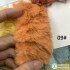 Embossed Microfiber 100% Polyester Fabric Artificial Rabbit Faux Fur Fleece Fabric For Cotton Doll Hair Plush Toy 25x45cm