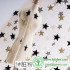 Star Glitter Fabric Tulle For Sewing Dress Shiny Bronzed Flocked Fabric Wedding Decoration T012