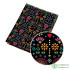 Mexico Style Theme Printed Flowers Pattern Twill Fabric for Patchwork Quilting Fabrics Of Pets And Dolls