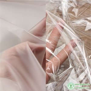 0.1mm TPU Fabric Waterproof PVC 2 Styles DIY Raincoat Windbreaker Bags Decor Plastic Clothes Designer Fabric