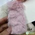 Embossed Microfiber 100% Polyester Fabric Artificial Rabbit Faux Fur Fleece Fabric For Cotton Doll Hair Plush Toy 25x45cm