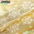 1PC Christmas Snowflake Print Linen Fabric DIY Red Gold Color Fabric Clothing Accessories for Tablecloth Pillowcase Decor Cloth