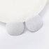 10Pcs Solid Black White 20-40mm Non-woven Cotton Fabric Round Pattern Patches For Sewing Clothing Scrapbook Stickers DIY Crafts