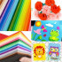Colorful 5pcs15*15cm  Square Non-woven Fabric Color Felt Cloth Manual DIY Kindergarten Material Bag Environment Layout