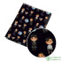 Cartoon Wednesday Addams Character Printed Twill Fabric for Patchwork Quilting Fabrics
