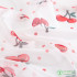 Strawberry 4-Way Stretch Lace Mesh Fabric Cherry Spandex Tulle Fabric Summer Bottoming Sleeve Clothes Children's Skirts Supplies