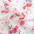 Strawberry 4-Way Stretch Lace Mesh Fabric Cherry Spandex Tulle Fabric Summer Bottoming Sleeve Clothes Children's Skirts Supplies