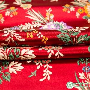 50*75cm Satin Sewing Handmade Fabric Imitation Silk Cloth Brocade Material for Gift Box /Bag