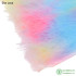 Chzimade A4 Rainbow Fur Fabric DIY Material For Garments Craft Making Accessories