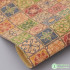 A4 21x29cm Soft Cork Fabric Vintage Flower Embossed Sewing Fabric For Clothes Handbag Diy Home Textile Materials