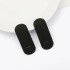 10Pcs Solid Black White 20-40mm Non-woven Cotton Fabric Round Pattern Patches For Sewing Clothing Scrapbook Stickers DIY Crafts