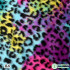 Rainbow Leopard Polyester Cotton Sewing Quilting Fabrics Needlework Material DIY Handmade Cloth Handmade Sewing