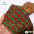 NEW Christmas Glitter Fabric Red Green Stripe Polyester Fabric Clothing Accessories for Xmas Tablecloth Pillowcase Snowman Scarf