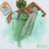 Nylon Fishnet Green Mesh Small Hole See Through Sheer Fabric For Sewing Children's Princess Dress Tutu 1 Yard