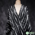 Jacquard Fabric Double-sided Black White Texture Clothing Designe Cloth Apparel for Diy Sewing Cotton Polyester Material