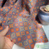 Jacquard Yarn-dyed Fabric Retro Pure Cotton Material Pajamas Bed Sheets Quilt Covers Cloth Per Meter Apparel Sewing Diy