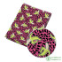 Leopard Print Banana Fruit Pattern Twill Fabric for Patchwork Quilting Fabrics