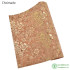 Lychee Life 1Yard A3 A4 A5 Vintage Soft Cork Synthetic Leather Fabric For Garment Handbags Handmade Floral Sewing Fabric