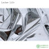 Lychee Life 50x137cm Silver Reflective Mirror Cloth Waterproof Clothes Creative Garment Double-sided Silver Mirror TPU Fabric