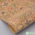 A4 21x29cm Soft Cork Fabric Vintage Flower Embossed Sewing Fabric For Clothes Handbag Diy Home Textile Materials