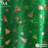 1PC Christmas Glitter Snowflake Fabric Red Green Color Polyester Fabric Clothing Accessories for Xmas Tablecloth Pillowcase