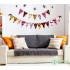 6PC Halloween Theme Printed Patchwork Polyester Cotton Fabric for Tissue Sewing Quilting Fabrics Needlework Material DIY Handmad