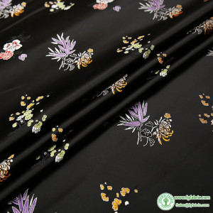 Brocade Fabric Material With Beautiful Flower Pattern DIY Sewing Dress Needleworks