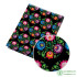 Mexico Style Theme Printed Flowers Pattern Twill Fabric for Patchwork Quilting Fabrics Of Pets And Dolls