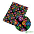Mexico Style Theme Printed Flowers Pattern Twill Fabric for Patchwork Quilting Fabrics Of Pets And Dolls