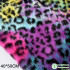 Rainbow Leopard Polyester Cotton Sewing Quilting Fabrics Needlework Material DIY Handmade Cloth Handmade Sewing