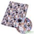 90*140cm Cats and Dogs Cartoon Patterns Polyester Cotton Fabric Pet Clothes Fabric Doll Dress Sewing Fabrics for DIY Crafts