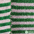 DIY Christmas Glitter Fabric Red Green Stripe Polyester Fabric Clothing Accessories for Xmas Tablecloth Pillowcase Snowman Scarf